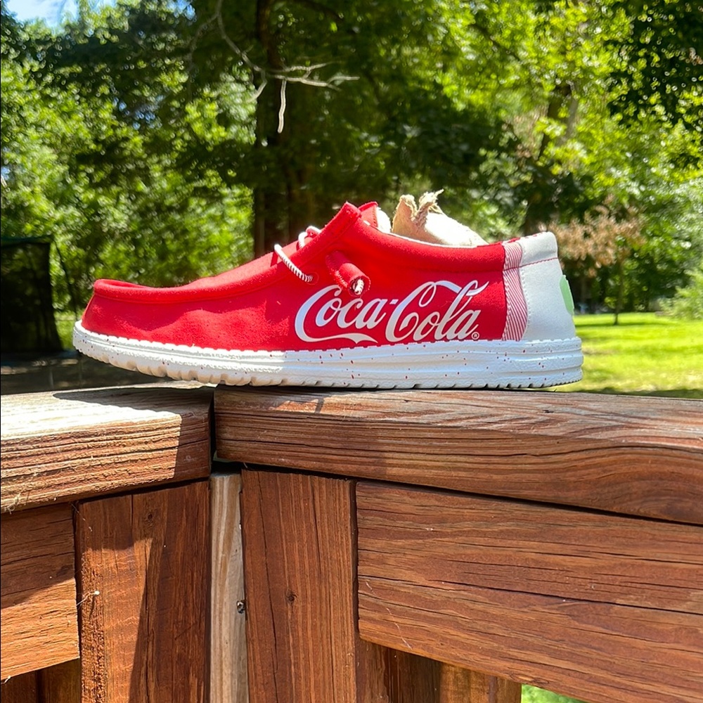 Coca-Cola Red and White hey dudes